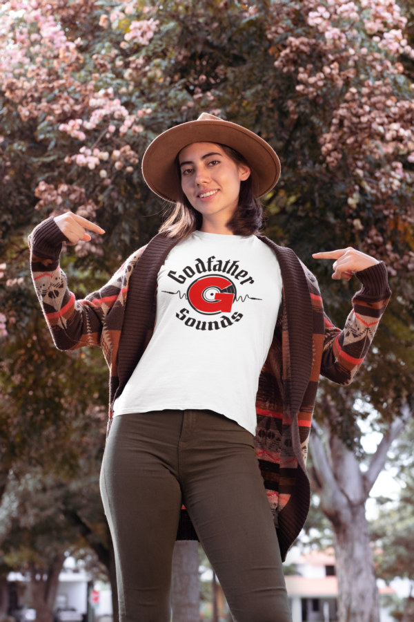 White T-shirt with Red logo - Image 4